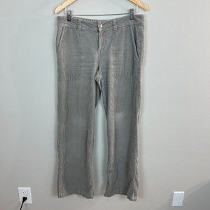 Patagonia‎ Corduroy Pants 8 Womens Gray Pockets Organic Cotton Bootcut Casual